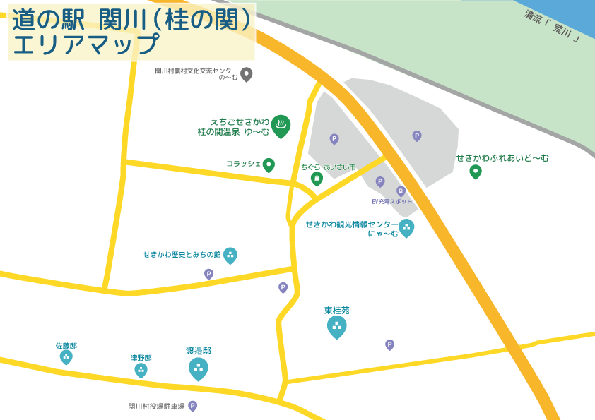 道の駅エリアマップ